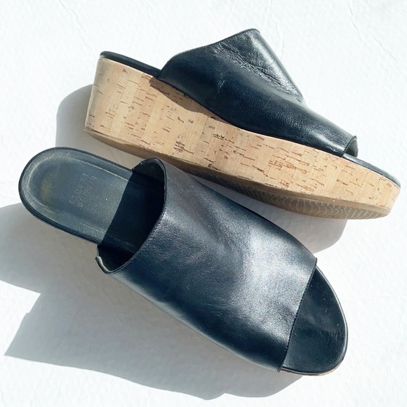 Stuart Weitzman Wedge slide sandal Cork wedge - Picture 2 of 11